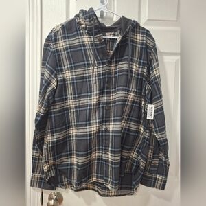 Old Navy Plaid Button-Up Shirt